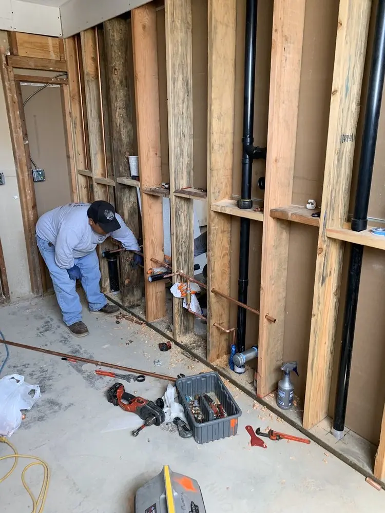 Commercial rough-in plumbing for Commercial Plumbing in Ashley Heights